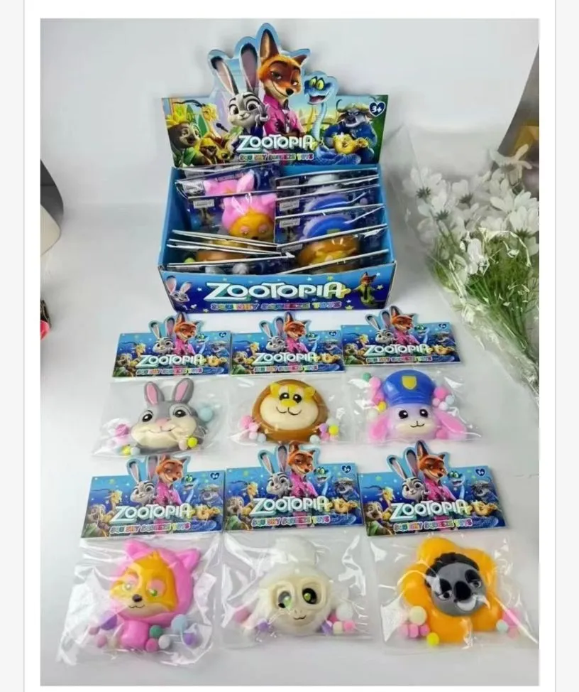 Gniotki Squeeze Toys Zootopia Wielokolorowe Postacie