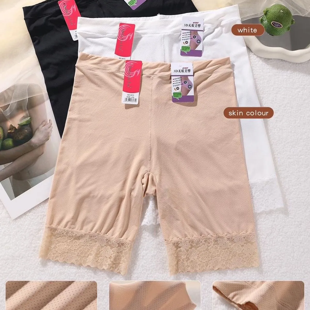 Spodenki Modelujące AniaLuLu Czarne, Białe, Beżowe L/XL