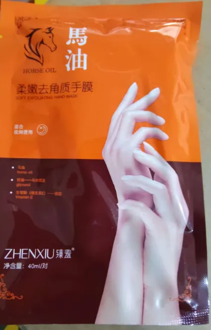 Maska do Rąk Peelingująca z Olejkiem Końskim 40ml