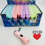 Mini Latarka LED brelok różowa i wielokolorowe 48 szt