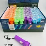 Mini LED latarka High-T kolorowa z brelokiem