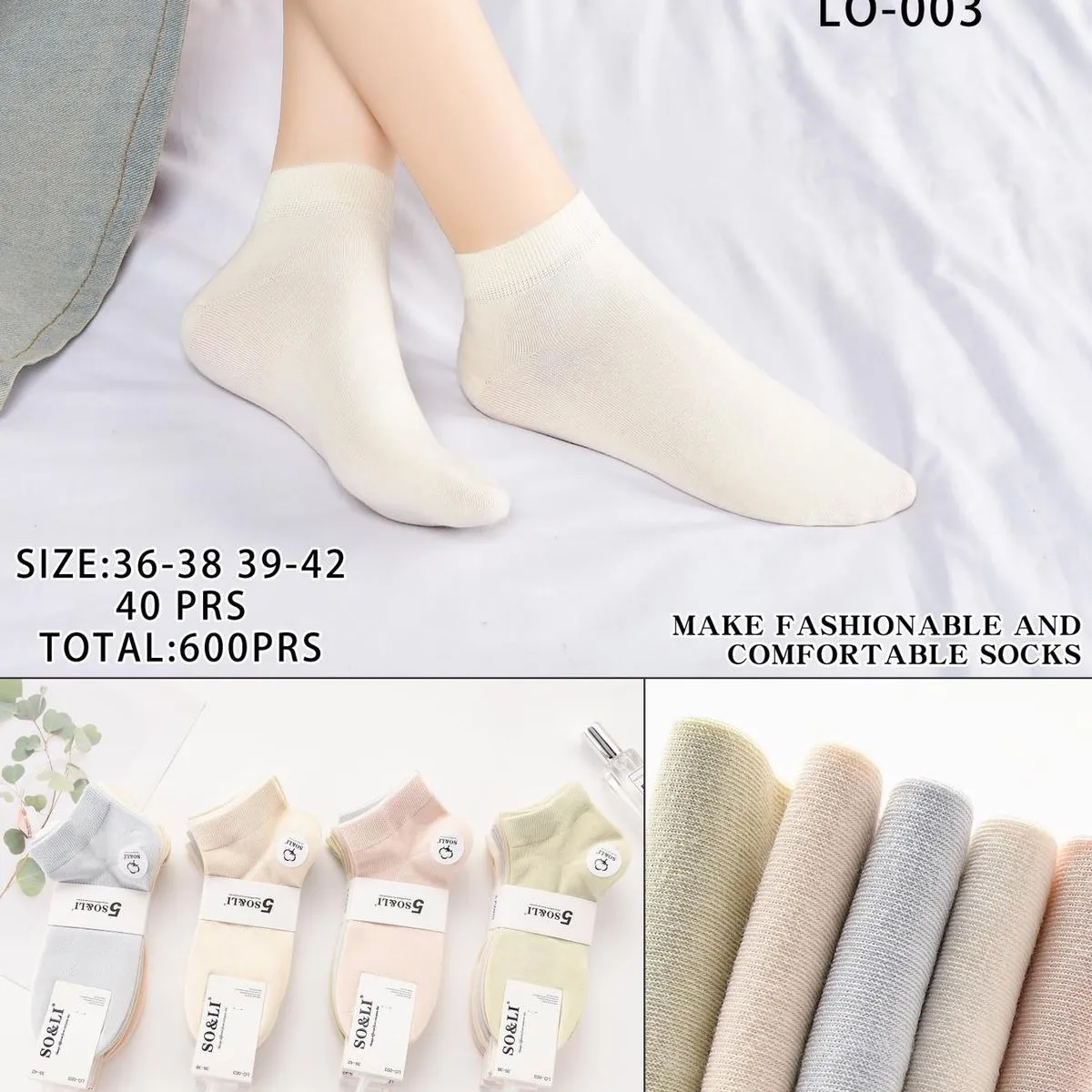 Skarpetki damskie SO&L LO-003 rozmiar