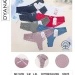 Majtki damskie DYNYATA 100% bawełna S-L, 24 szt