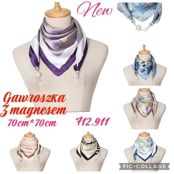 Chusta Damska Gavroroška z Magnesem 70cm x 70cm
