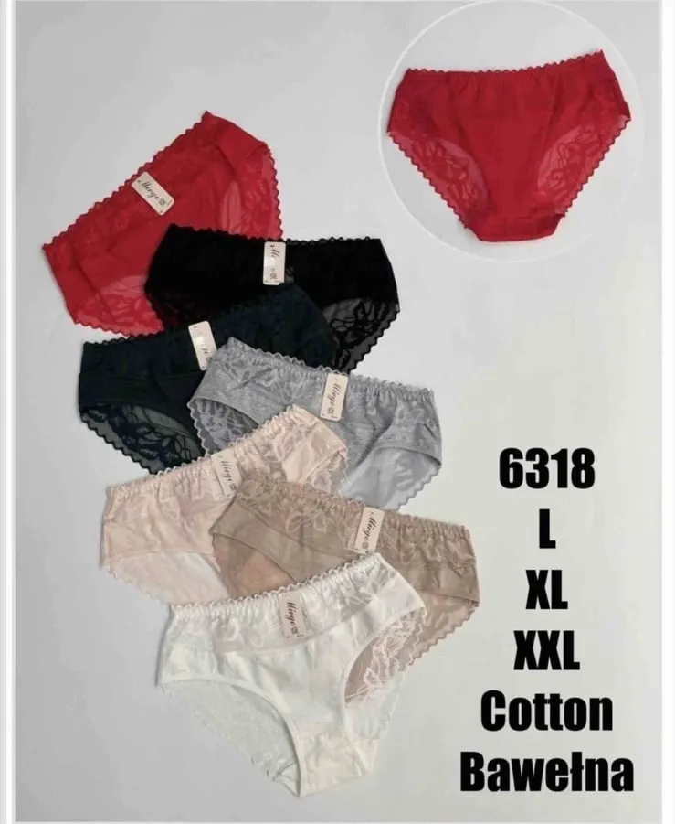 Majtki damskie bawełniane L XL XXL 6318