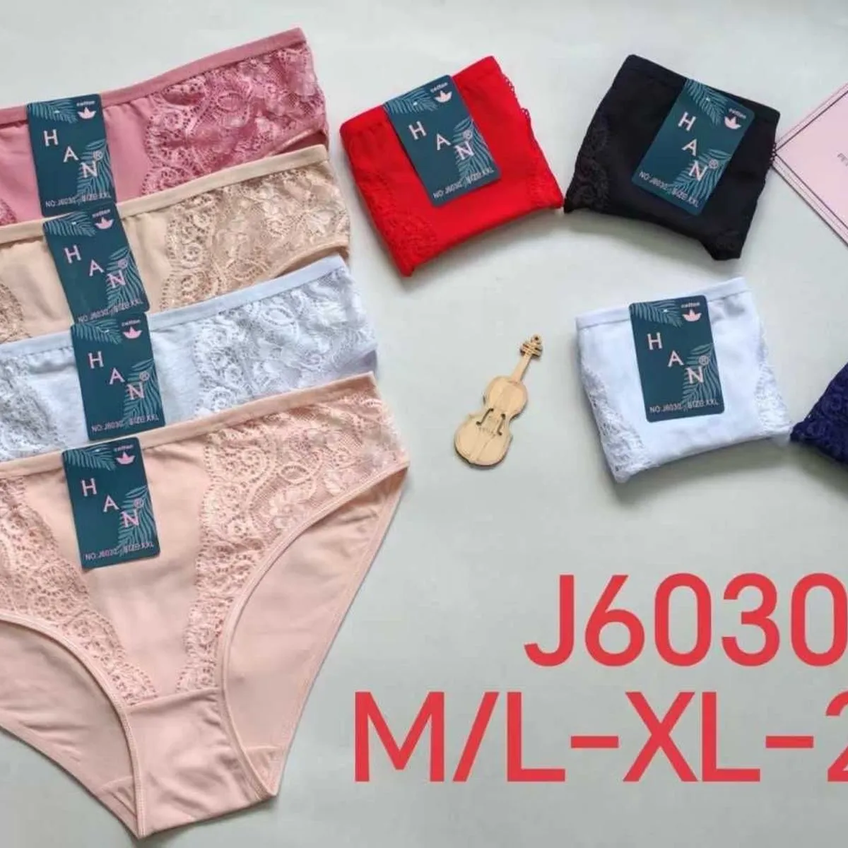 Majtki damskie koronkowe J6030 M/L/XL/2XL