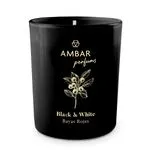 Świece z Woskiem Roślinnym Ambar Perfums Black & White 140g