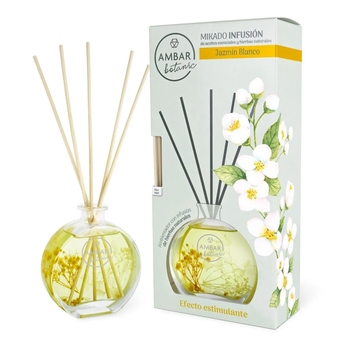 Dyfuzor zapachowy Mikado Ambar Jasmin Botaniczny 6 szt