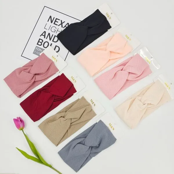 Opaska damska skręcona NEX set wielokolorowy