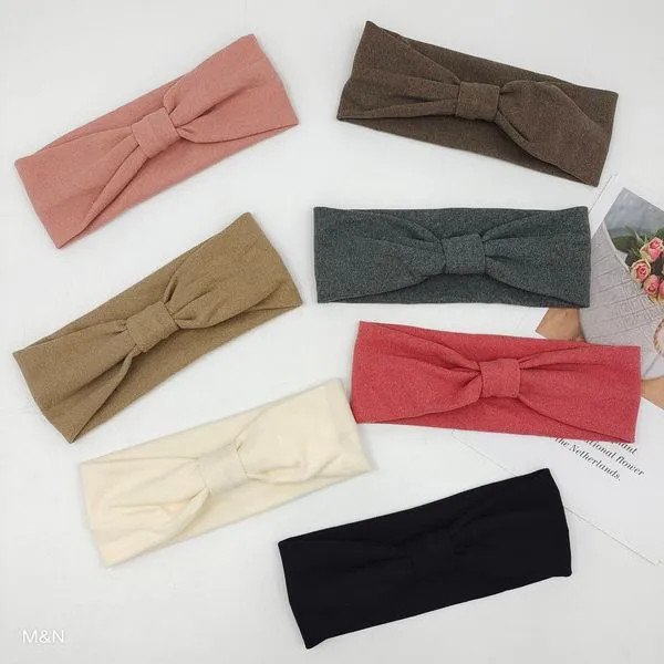 Opaska Damska z Kokardą 6 Kolorów