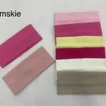 Opaski damskie elastyczne prążkowane, 10 szt