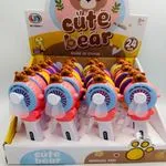 Ręczny wentylator zabawka Cute Bear Manual Fan 3+
