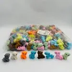 Mini squeeze toys zwierzątka gumowe wielokolorowe