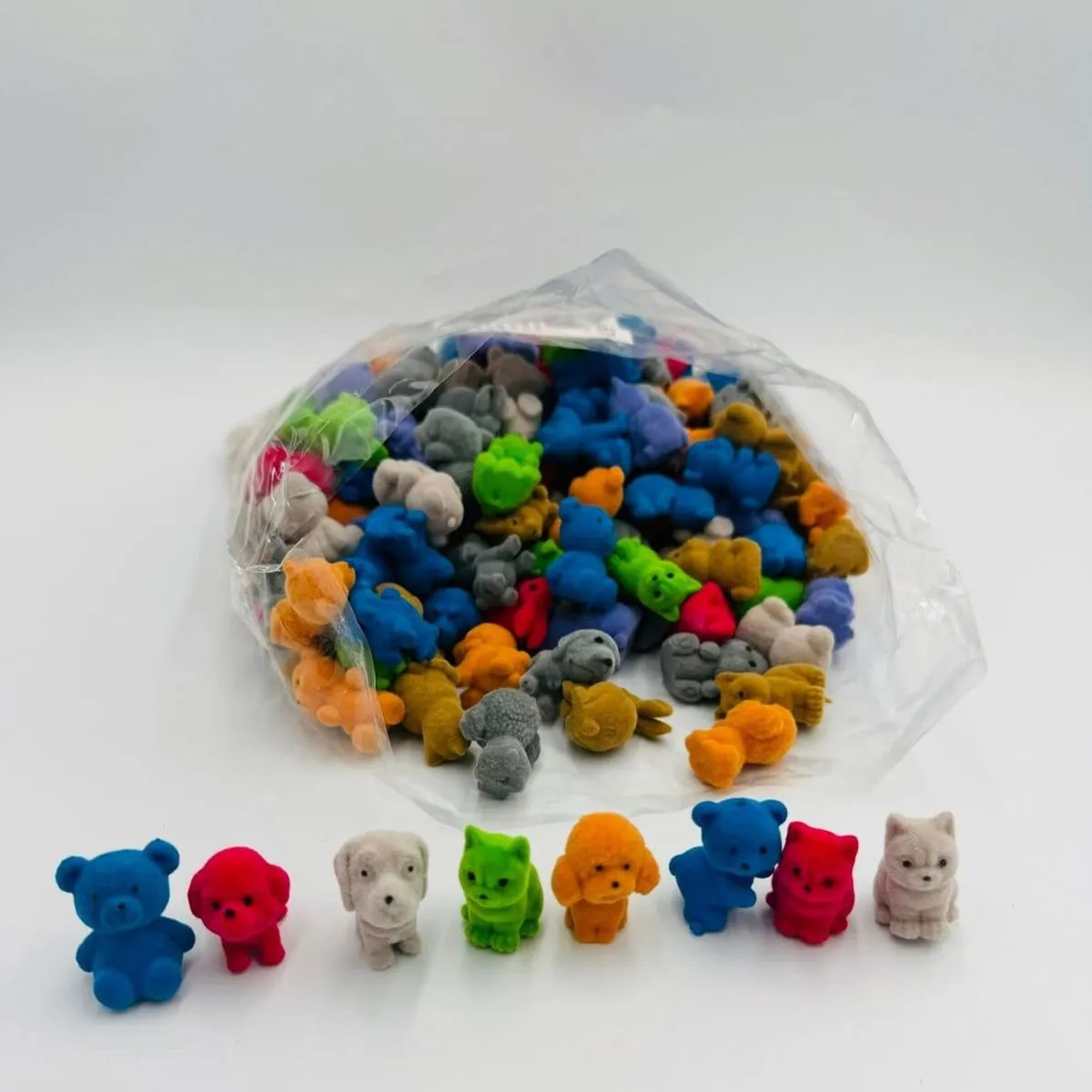Mini squeeze toys zwierzątka antyestresowe kolorowe