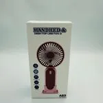 Ręczny wentylator USB Handheld & Desk Fan bordowo-różowy