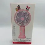Ręczny wentylator USB z uchwytem różowy DD8173