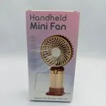 Ręczny Mini Wentylator Handheld Fan brązowy