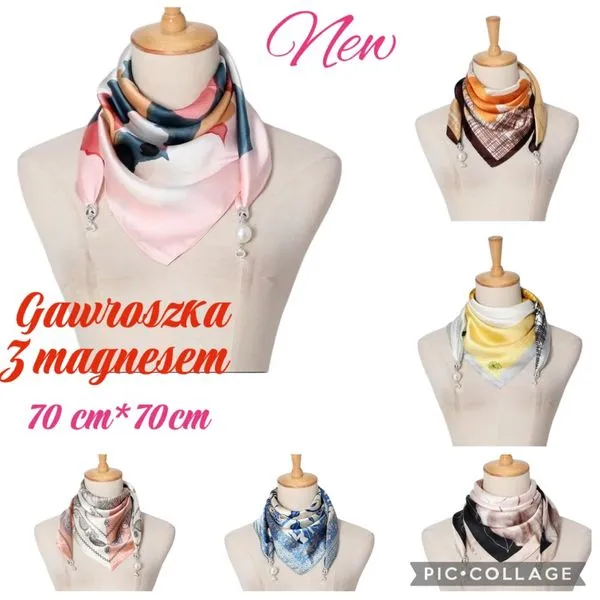 Gawroszka Damska 3 Magnesami 70 cm x 70 cm