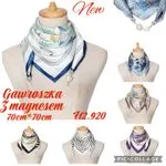 Chusta Damska Grawat z Magnesem 70cm x 70cm