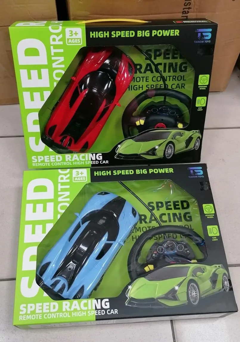 Samochód Sterowany Speed Racing Car z Kierownicą i Światłami