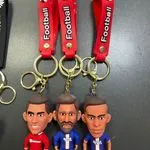 Brelok do Kluczy Piłkarze Football 3D Gumowy - 12 szt.