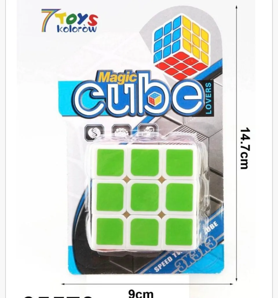 Kostka Rubika 5.30cm Magic Cube 3x3x3 Speed Twist Zielona