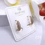 Kolczyki damskie hoop z cyrkoniami Xuping Jewelry
