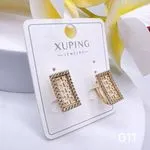 Kolczyki damskie Xuping Jewelry klipsy złote z cyrkoniami