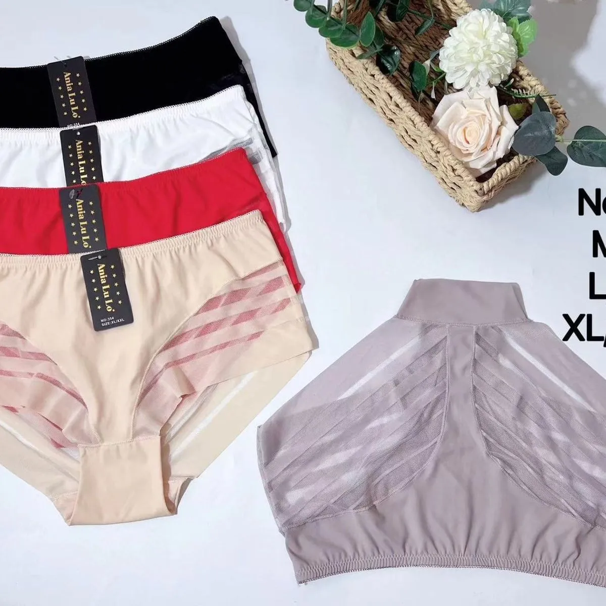 Majki damskie M-L 29, L-XL 30-31, XXL-XXL 33, 5 szt