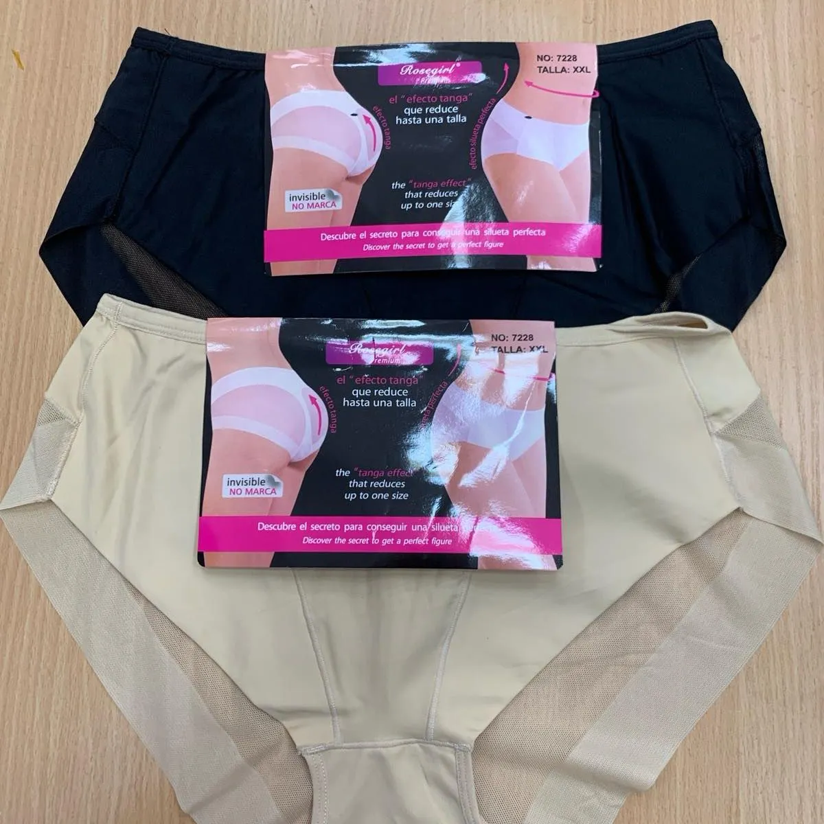 Majki damskie Size L-XXL, czarny i beżowy, 24 szt