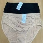 Majki damskie koronkowe beżowy i czarny Size Free No 9119
