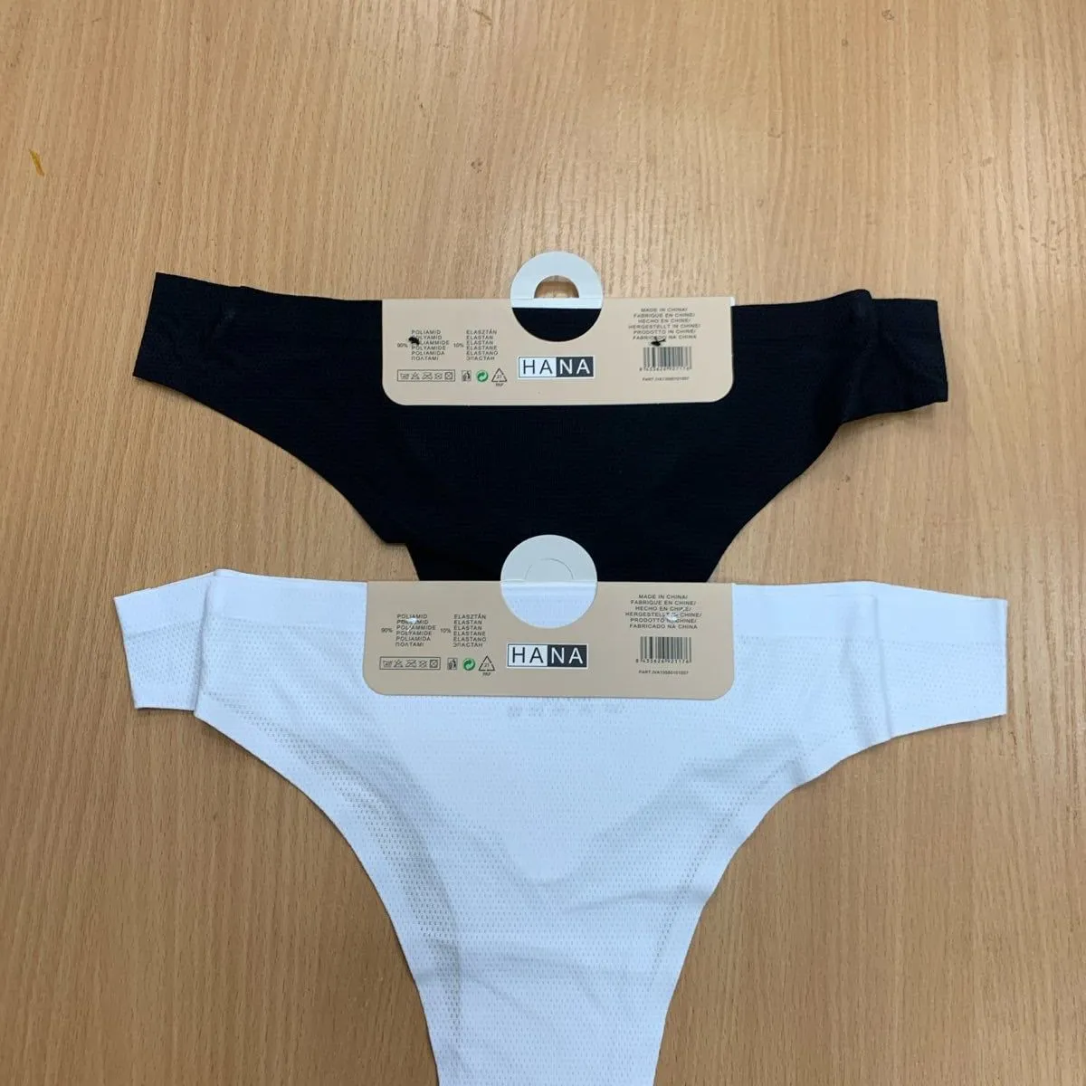 Majki damskie HANA Size M-XL, czarne i białe