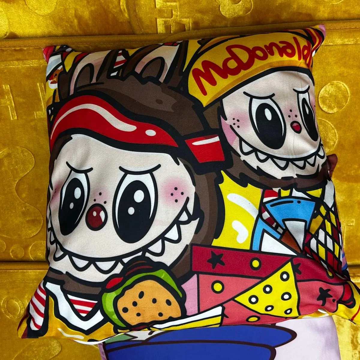 Poszewki dwustronne 40x40cm McDonald's motyw fast food