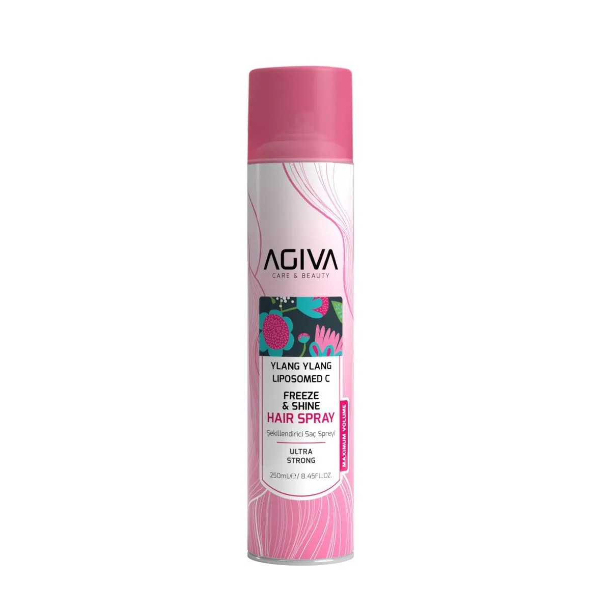 Lakier do włosów AGIVA Ultra Strong Freeze 250 ml