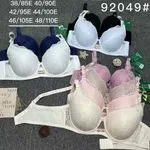 Biustonosze damskie push-up 38/85-48/110 czarny biały różowy granatowy