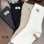 Skarpetki Damskie Włóknina UGG C18 Grafit Czarny Beż Biały
