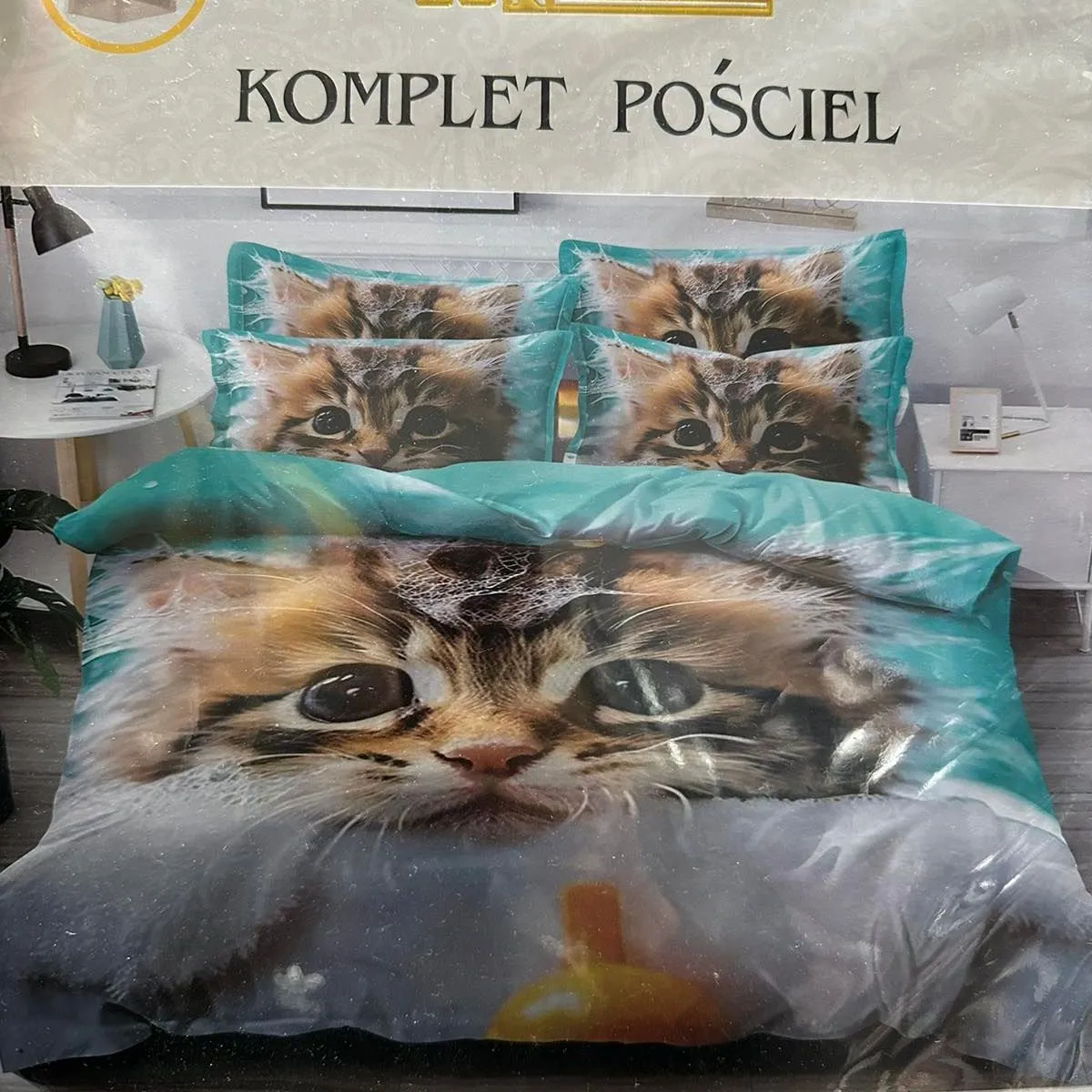 Komplet Pościeli Milano 4cz 200x220 Koty