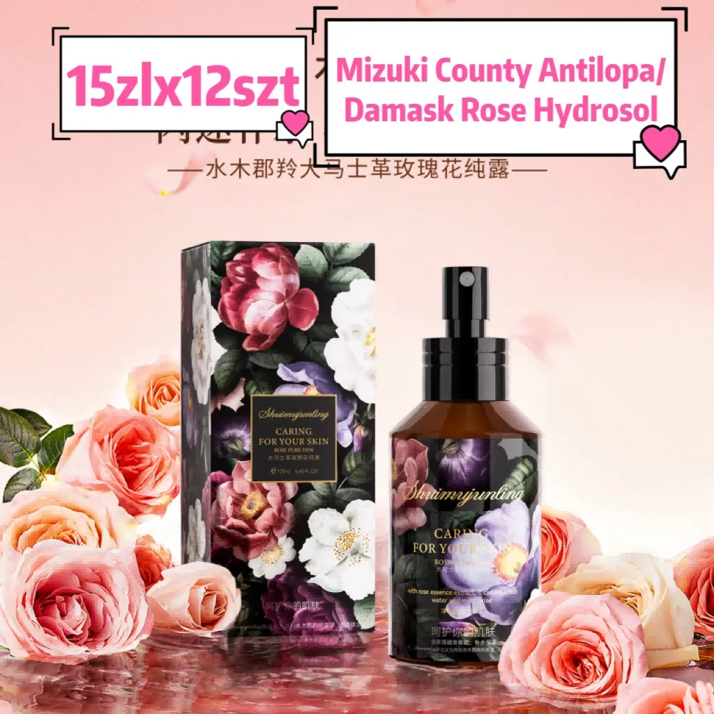 Hydrolat z Róży Damasceńskiej Mizuki County do twarzy 150ml