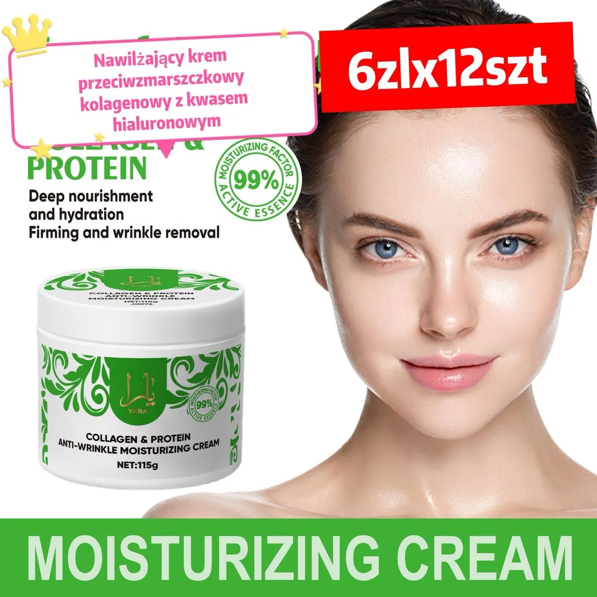 Krem Collagen & Protein Wrinkle 115g