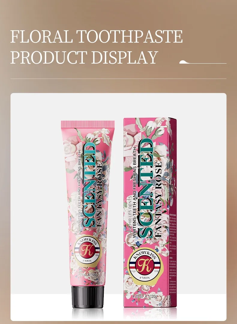 Pasta do zębów Floral Scented Rose 80g