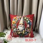 Poszewki 40x40 cm Gnom Wielkanocny Czerwony BL60-7