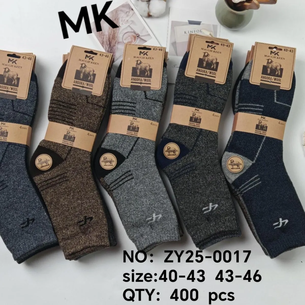 Skarpetki męskie MK ZY25-0017 roz. 40-43/43-46
