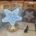 Lampka nocna Crystal Table Lamp gwiazda i księżyc