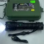 Latarka LED ładowana USB Optex z funkcją stroboskopową