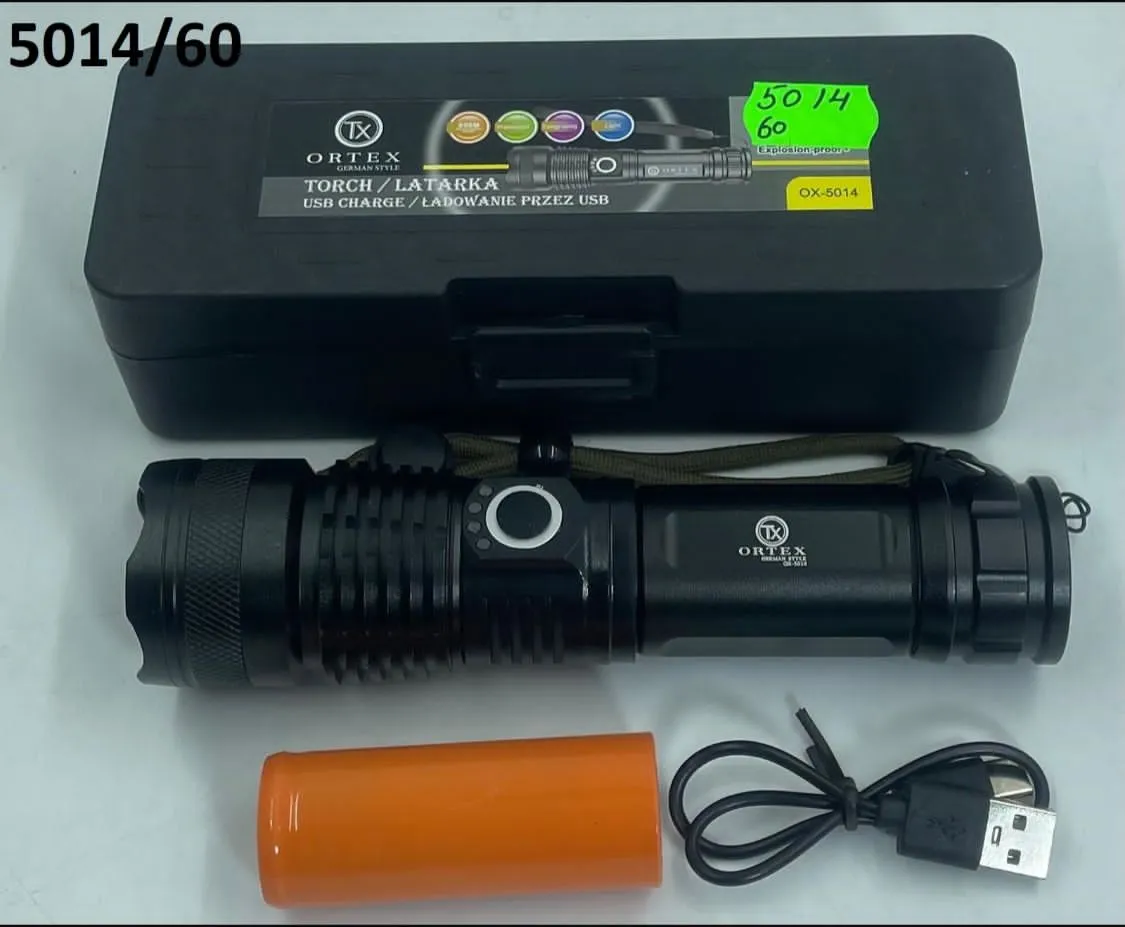 Latarka LED ORX USB Charge DX-5014 z akumulatorem