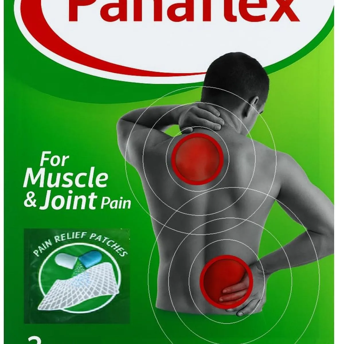 Panaflex Plastry Łagodzące Ból mięśni i stawów 2 szt zielone