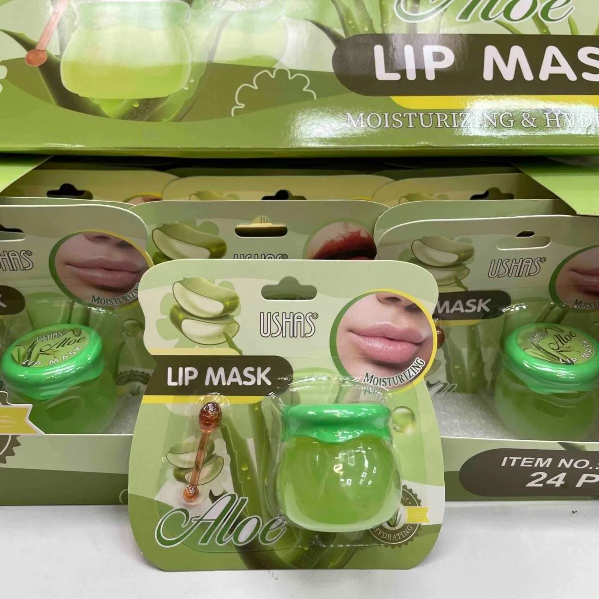 Maseczka do ust Aloe Lip Mask Usha's 24 szt