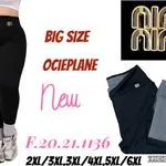 Leggingsy damskie BIG SIZE ocieplane 2XL-6XL F.20.21.1136