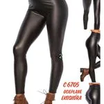 Leggingsy damskie z ekoskóry S/M, M/L, XL, XXL C6705