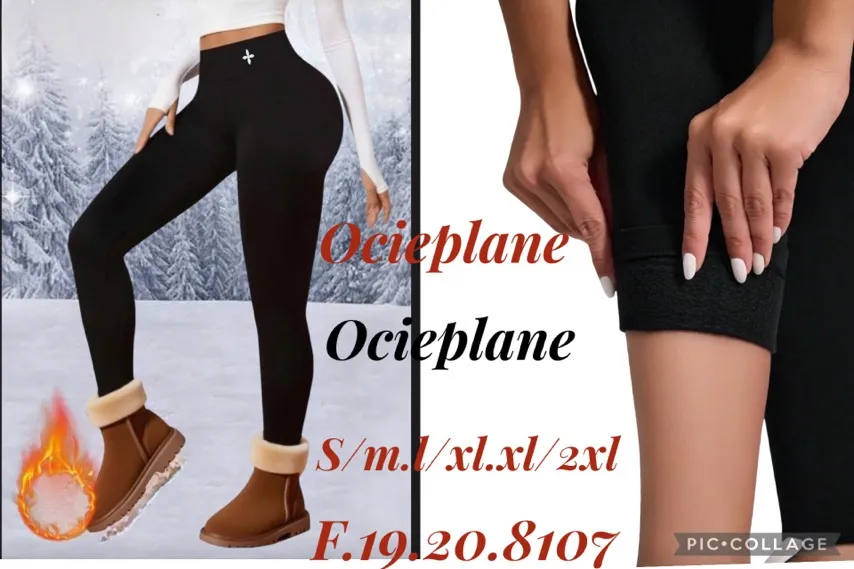 Legginsy damskie ocieplane S/M/L/XL/2XL